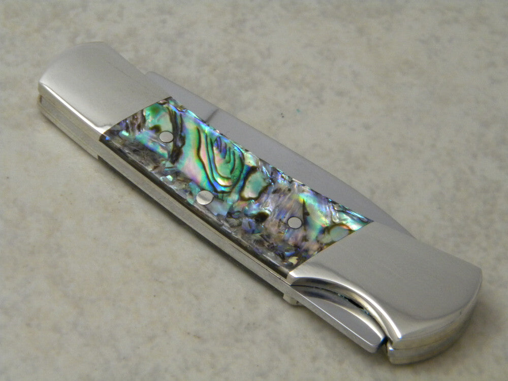 Case Knives Lockback Abalone Smooth Handle Tru-Sharp Blade Gentleman's Knife