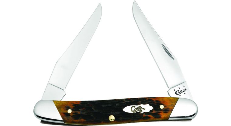 Case Knives Autumn Bone Muskrat Slip Joint Knife