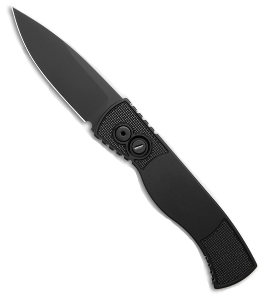 Protech Tactical Response 2 Operator Tritium Button Black Magnacut Blade