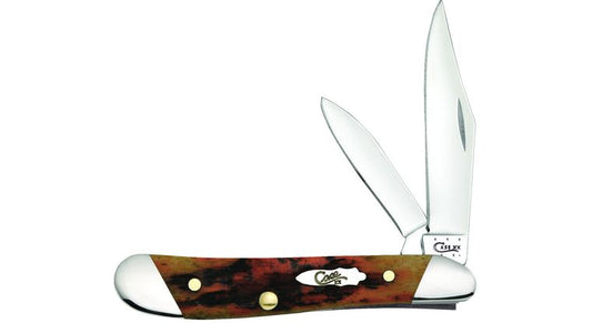 Case Knives Autumn Bone Medium Peanut Slip Joint Knife