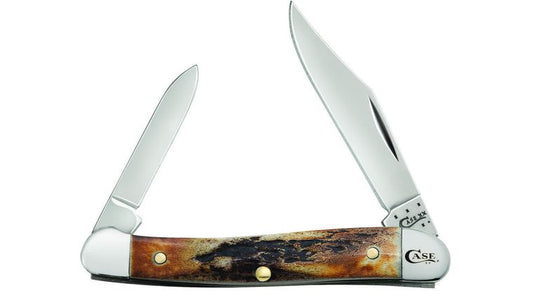 Case Knives Prime Stag Mini Copperhead Slip Joint Knife