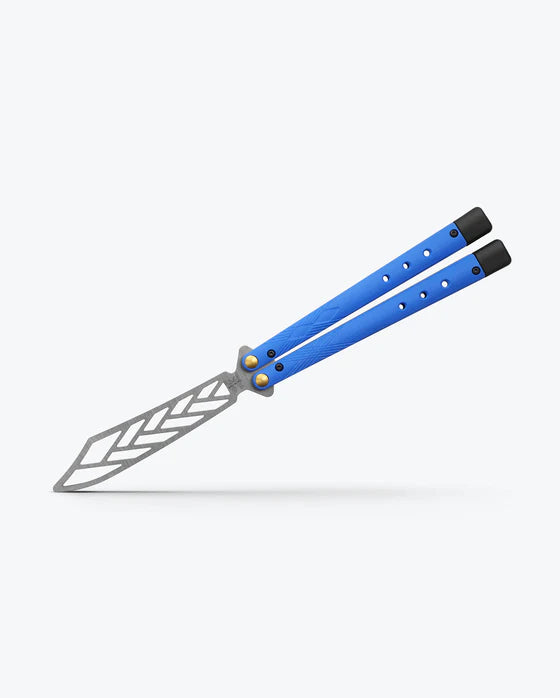 Benchmade Necron Blue G10 Balisong Trainer