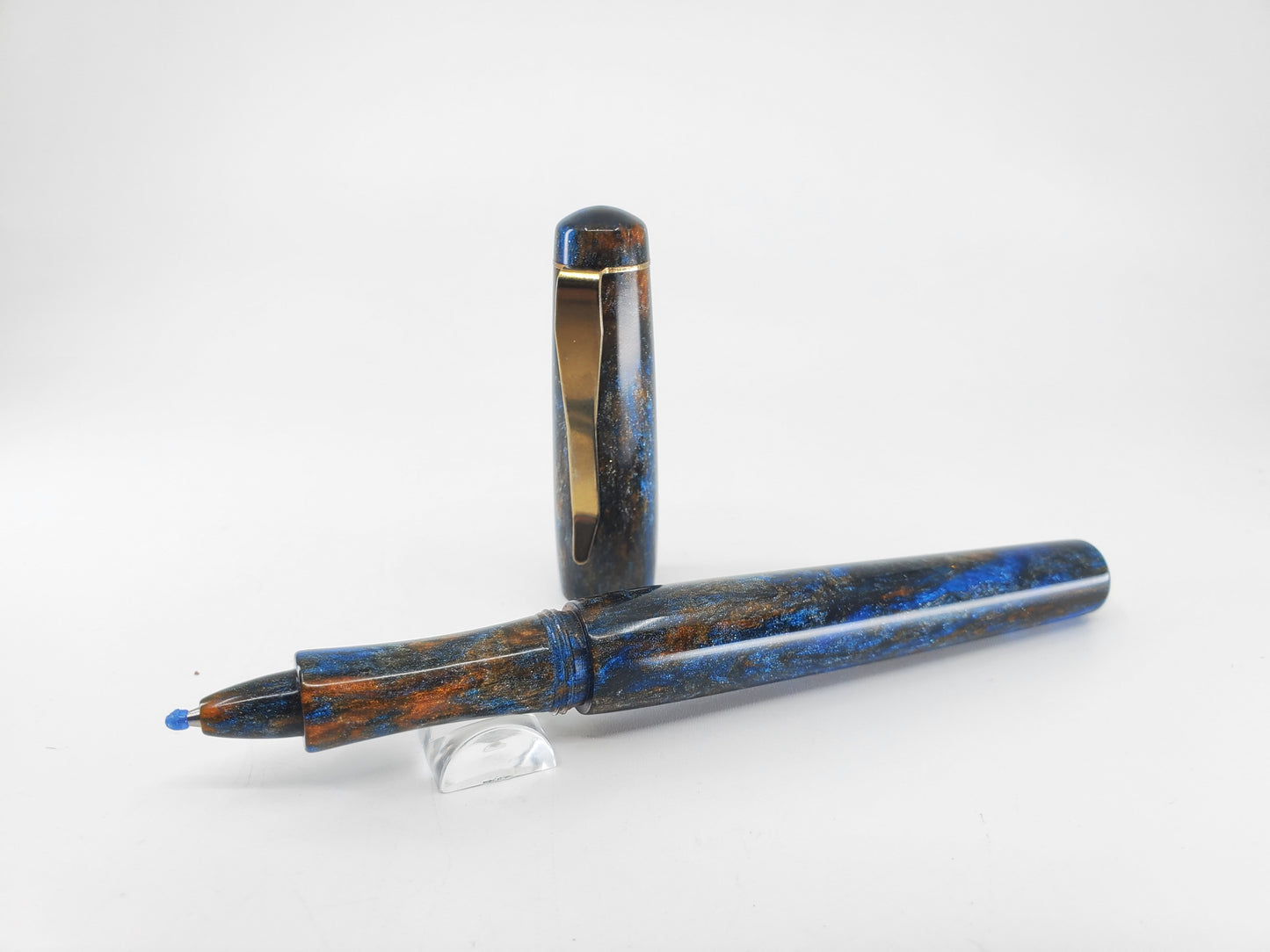 Rhys's Pieces "Copper Sea" Custom Handmade Rollerball Pen