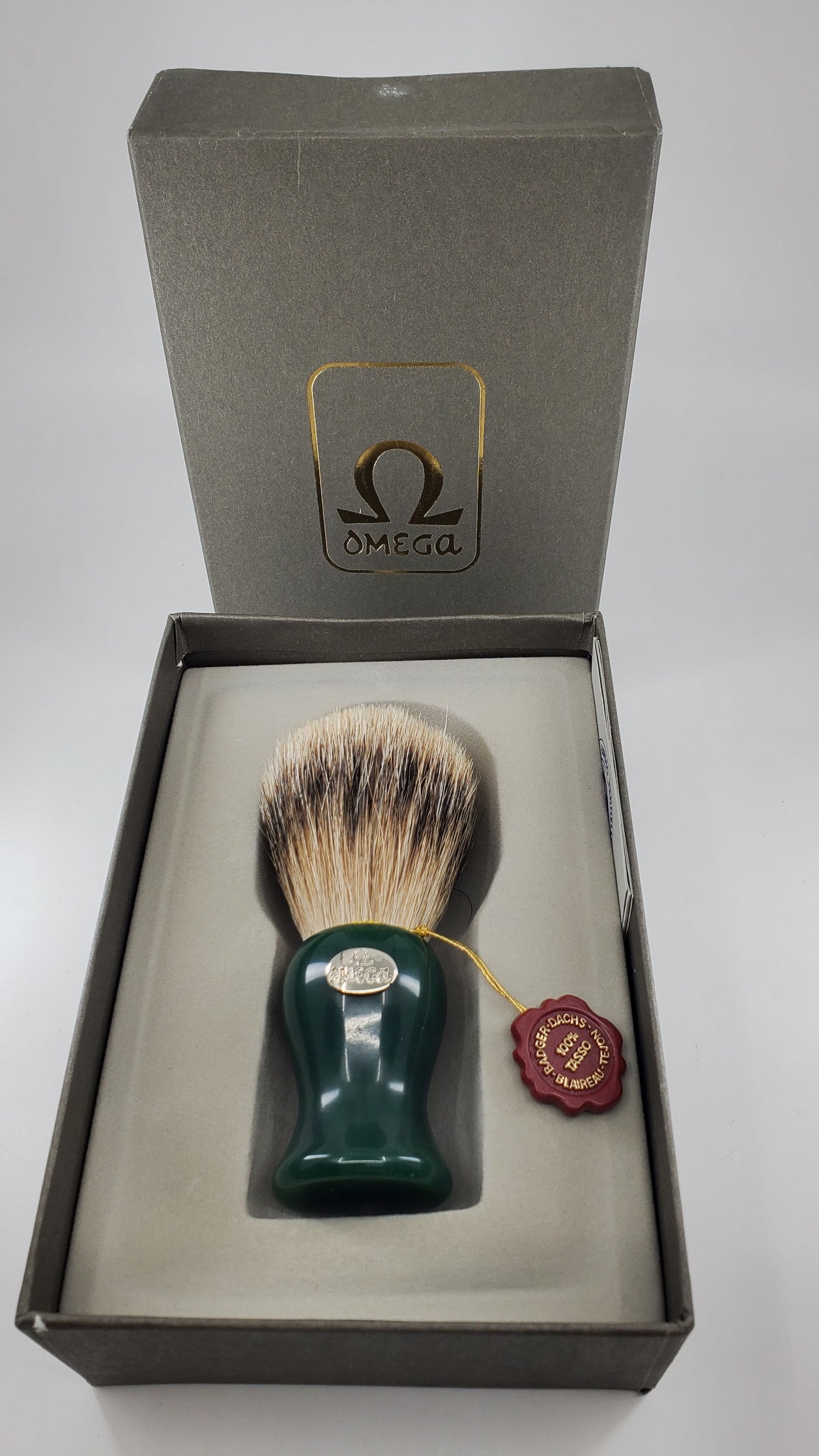 Omega 100% Pure Badger Shaving Brush #6208