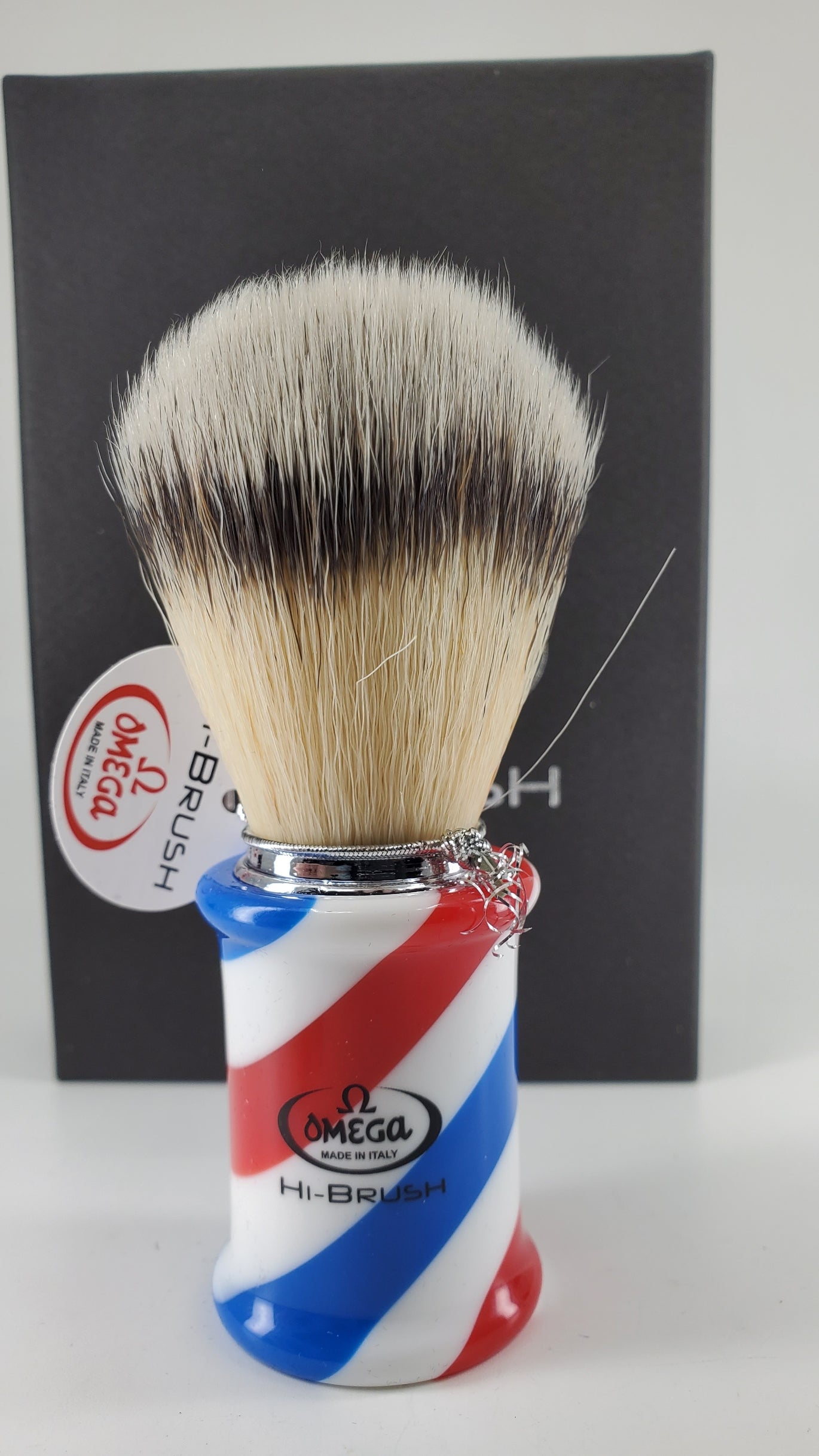 Omega 100% Synthetic Badger Shaving Brush #46735