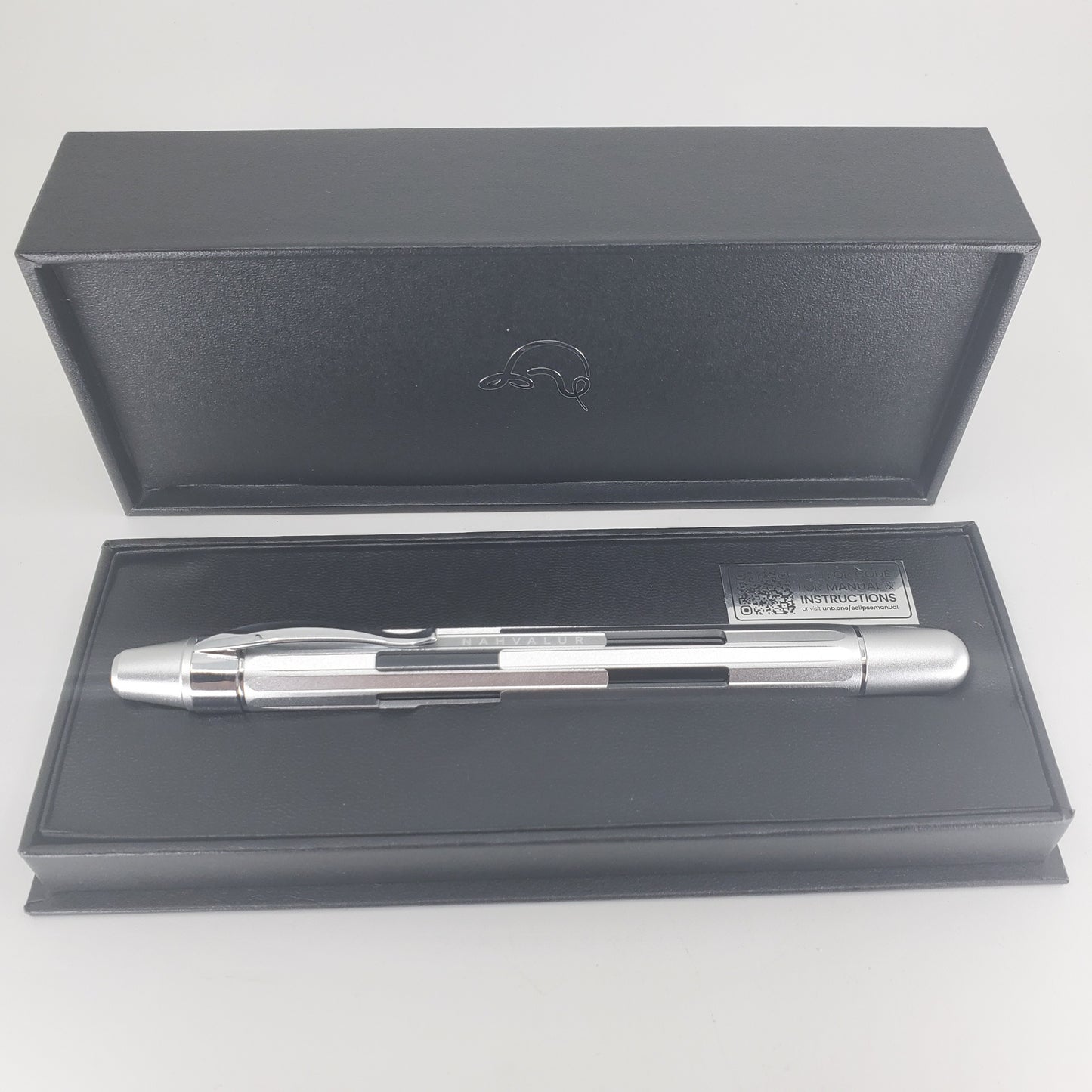 Nahvalur Eclipse Pure Silver Capless Fountain Pen