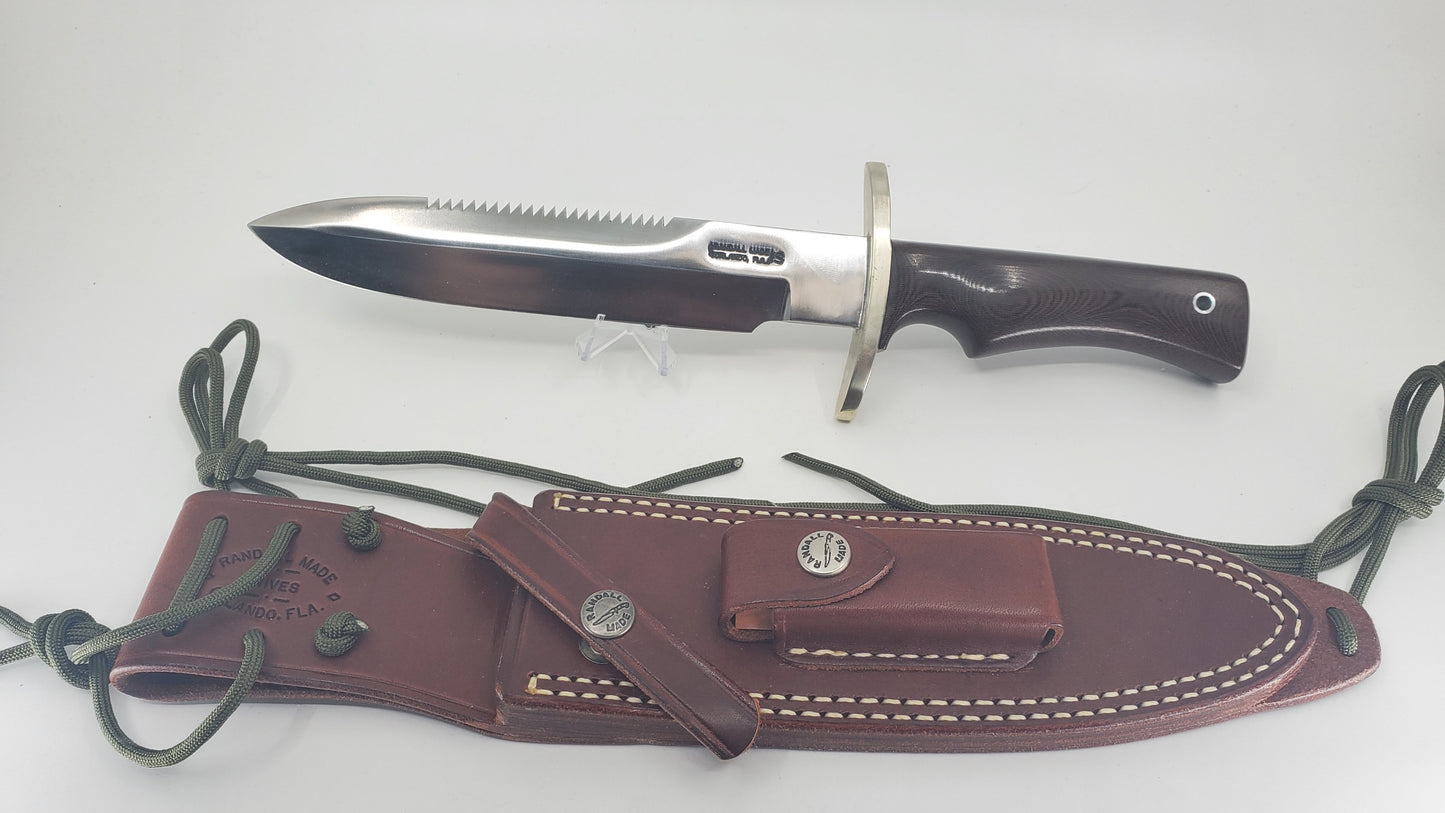 Randall Made Model 14 "Attack" Saw Full Tang Fixed Blade