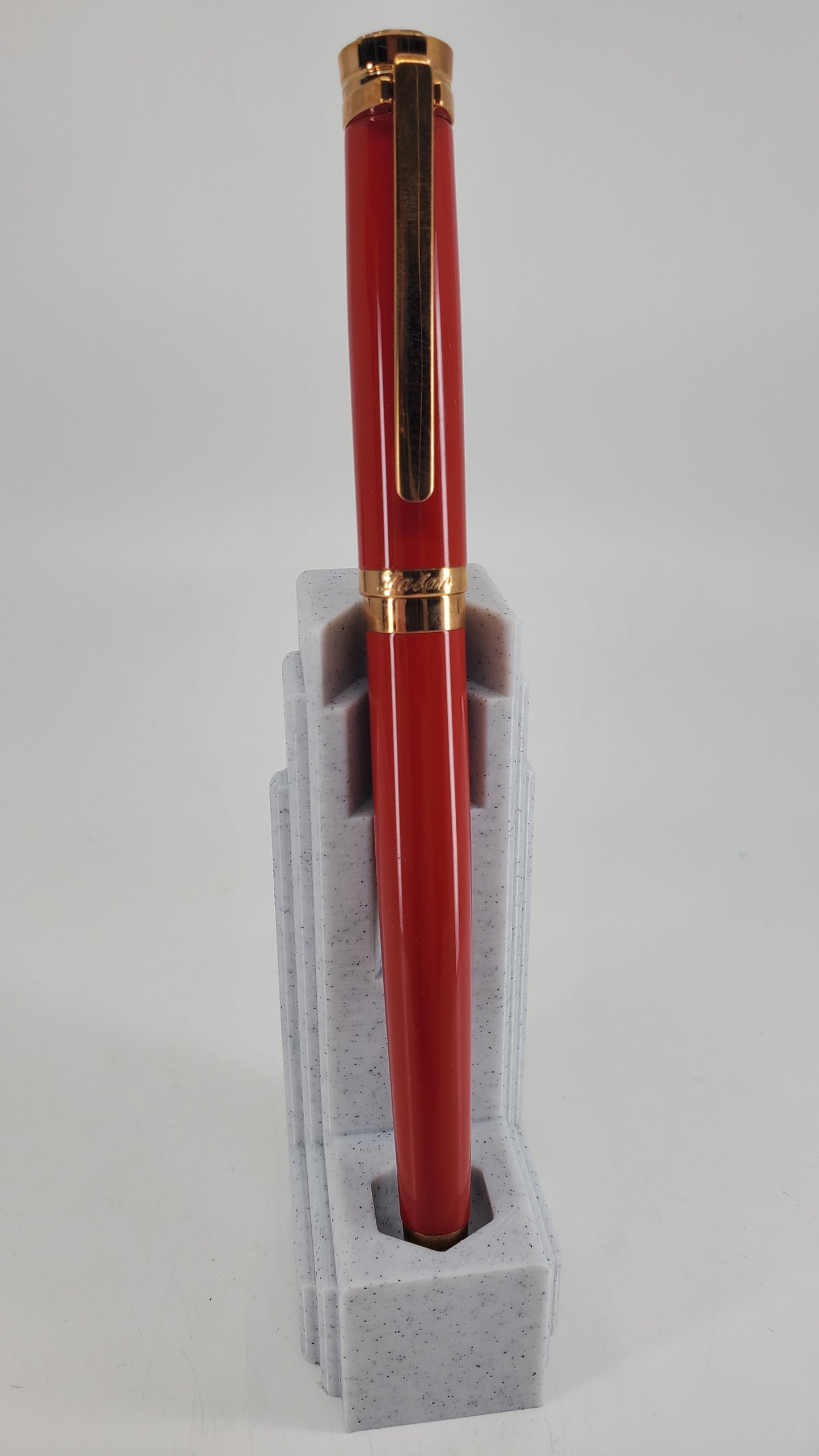 Laban Red w/ Copper Accent Rollerball Pen