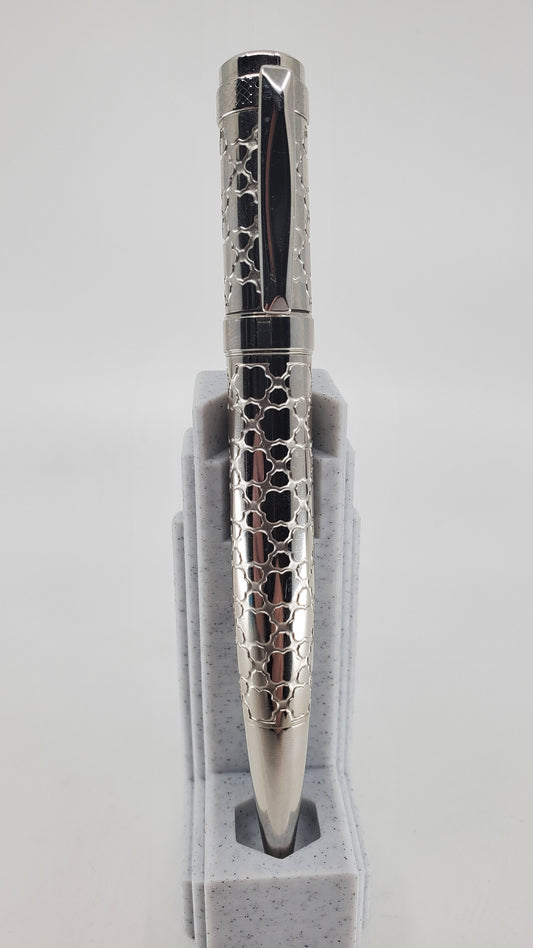 Laban Silver Etched Ballpoint Pen