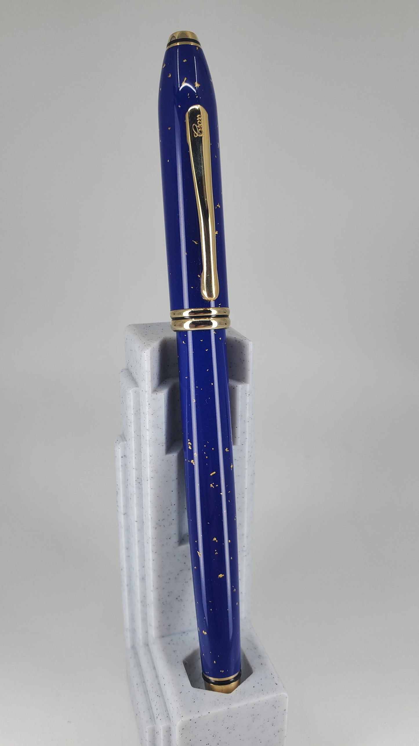 Cross Townsend Lapis Lazuli Fountain Pen 18k Gold Medium Consignment