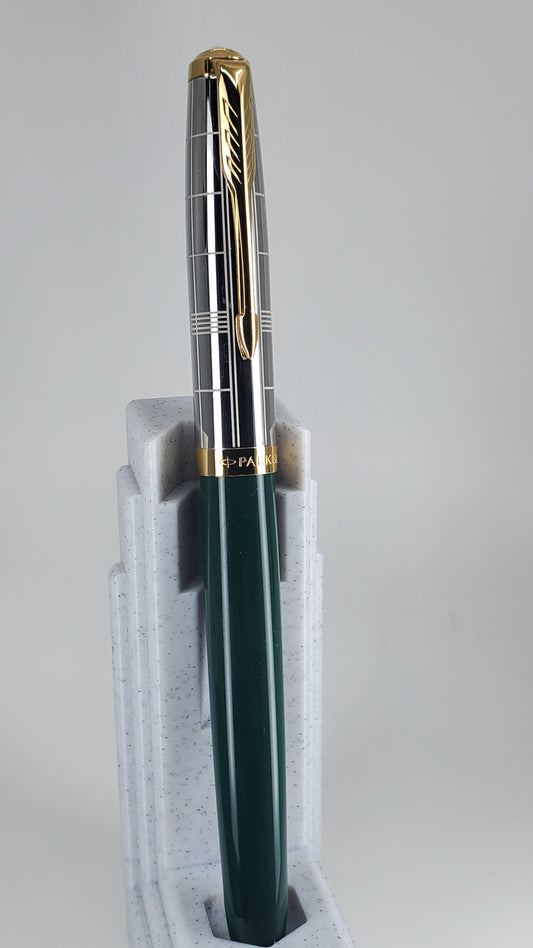 Parker 51 Premium Forest Green Fountain Pen Fine Nib