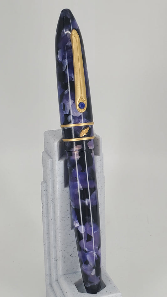 Stipula Model T Speed Ball Blue Rollerball Pen