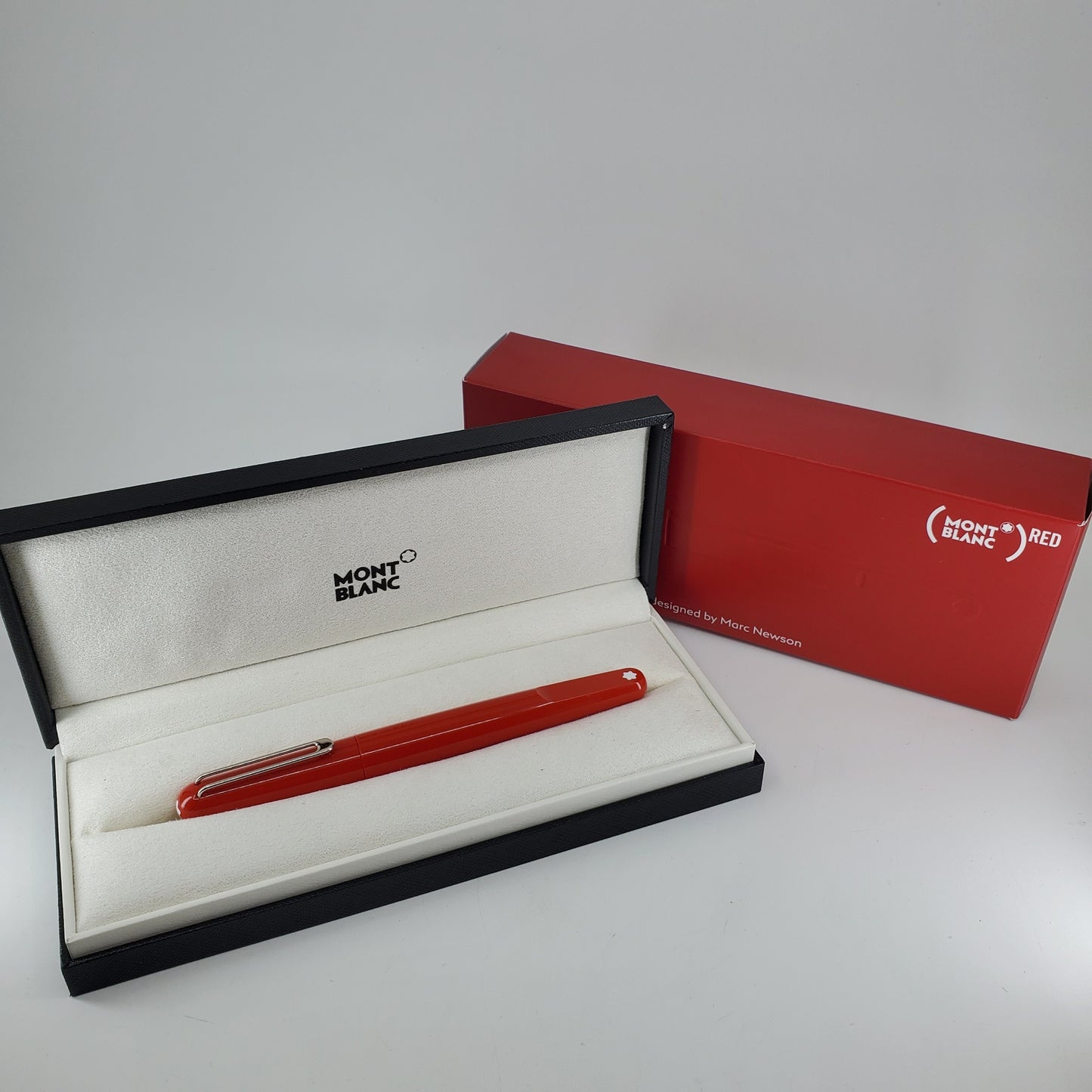 *Consignment* Montblanc (M) Red Special Edition Marc Newson Rollerball Pen