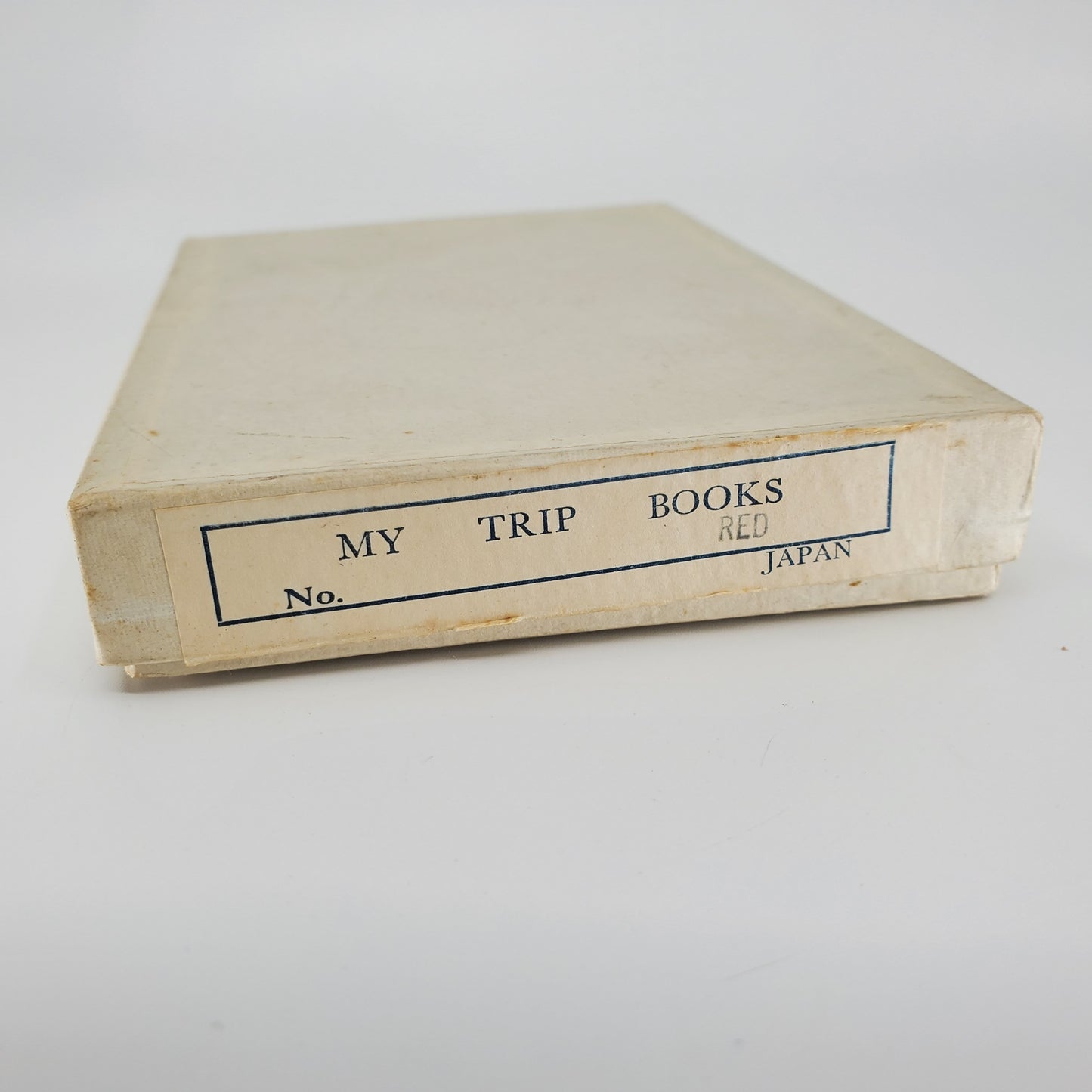 Vintage "My Trip" Red Book w/ Maps of the World and Address Book Zips UP!