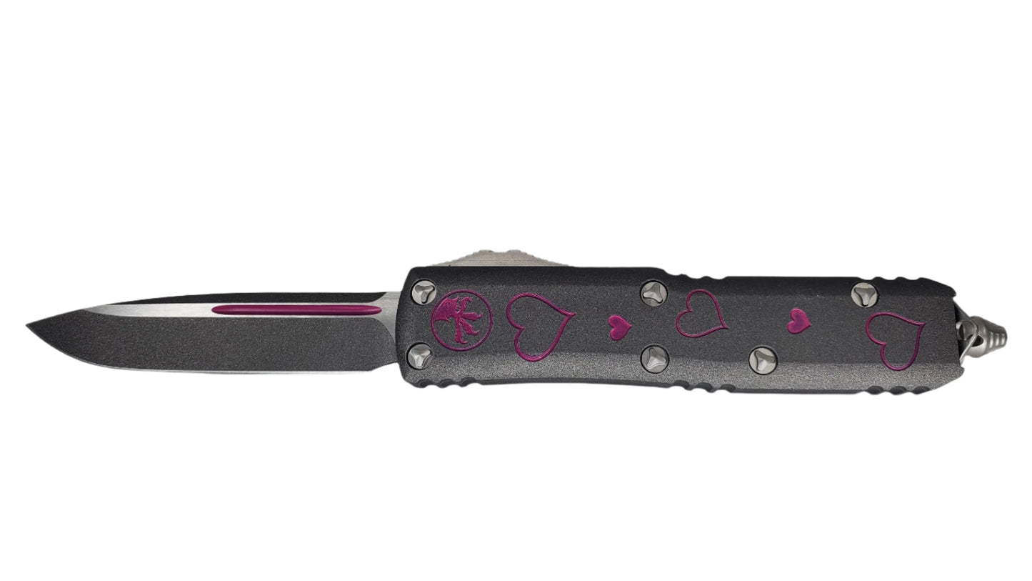 Microtech UTX-85 S/E Valentines Day Out the Front Knife