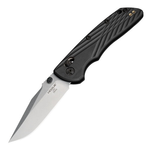 Hogue Deka Black Cerakote Handle Clip Point Magnacut Blade Folding Knife