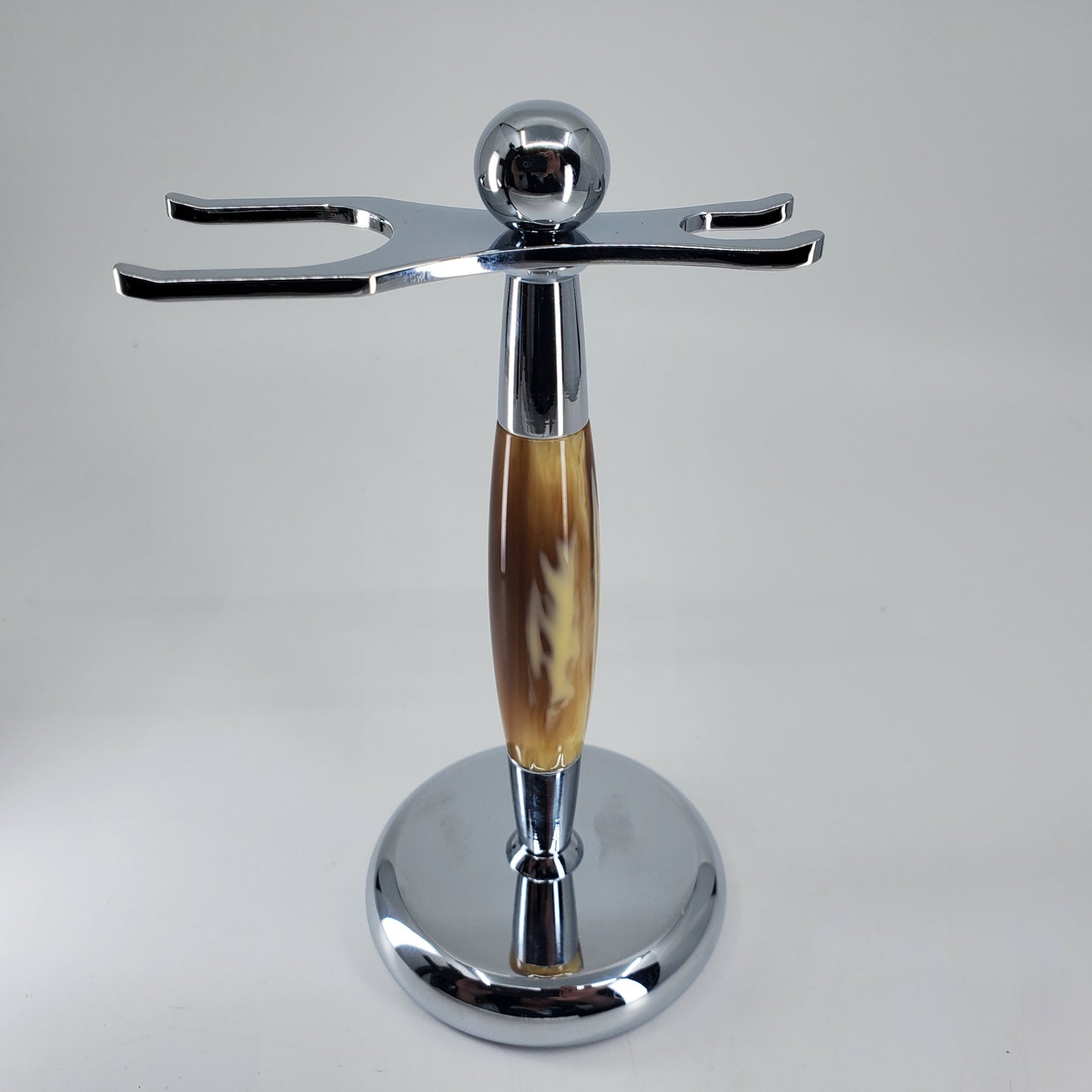 Resin Dual Shaving Brush and Razor Stand