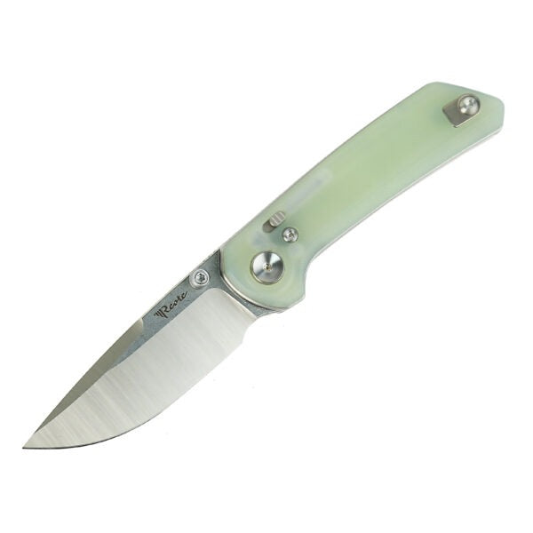 Reate PL-XT Jade G10 Buttonlock Folding Knife