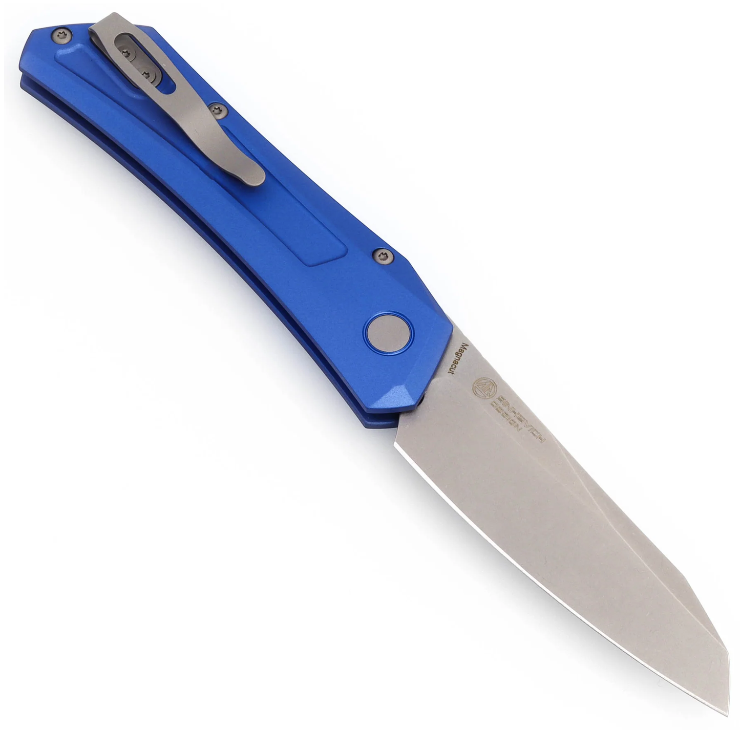 Protech Oligarch Auto Blue Folding Knife