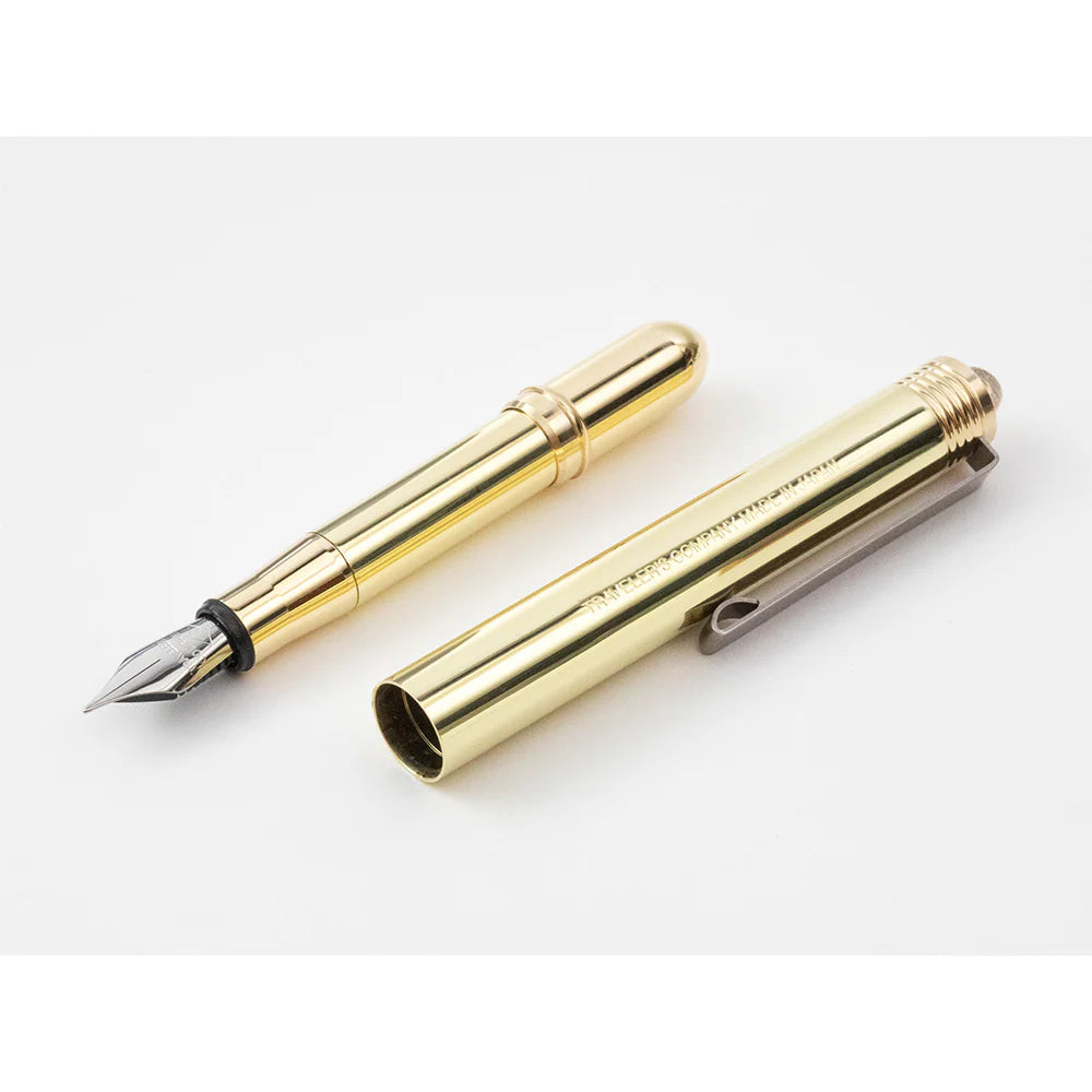 Traveler's Company Brass Fountain Pen Fine Nib