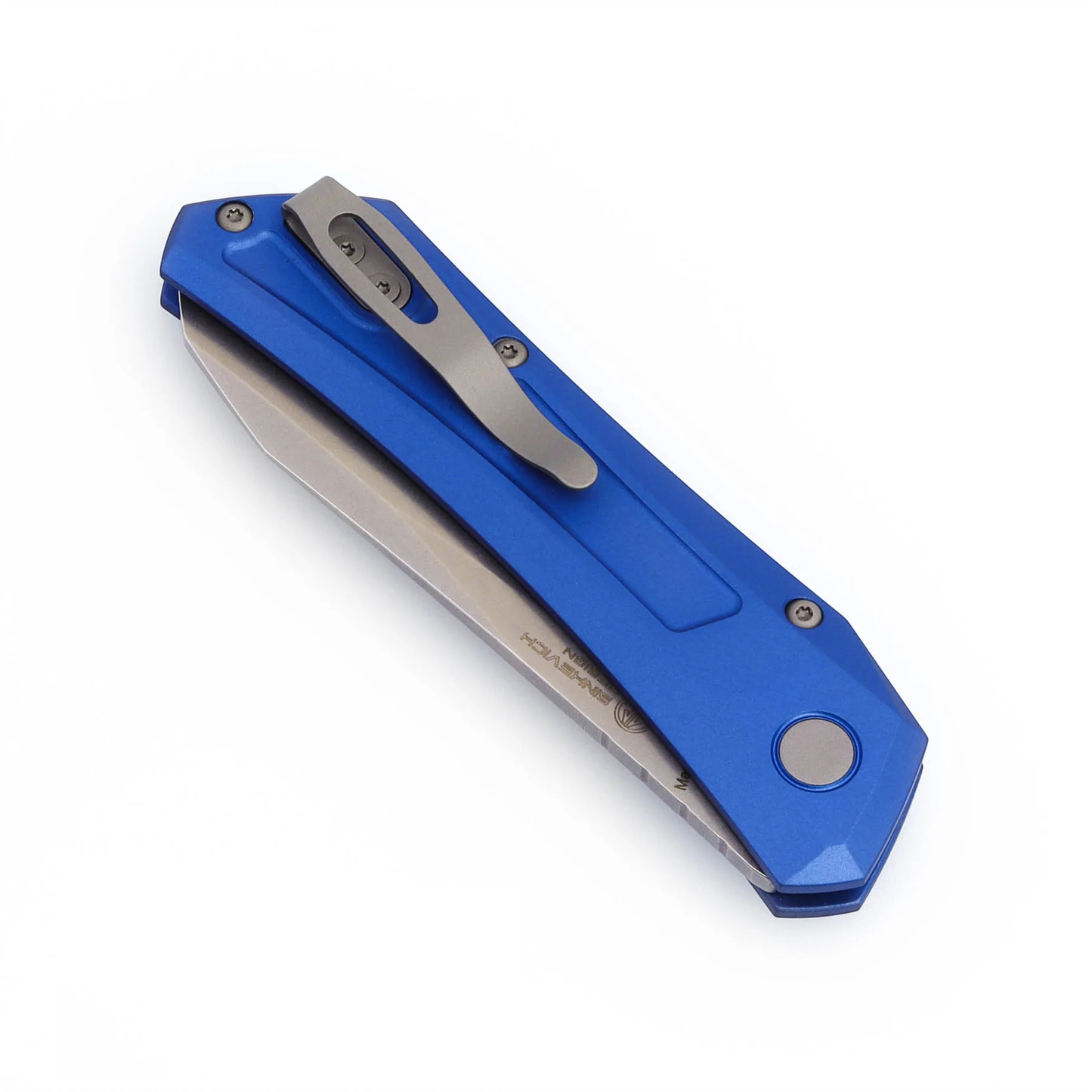 Protech Oligarch Auto Blue Folding Knife