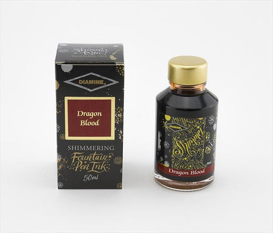 Diamine Dragon Blood 50ml  Shimmer Ink