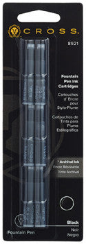 Cross Fountain Pen Ink Cartridge Black