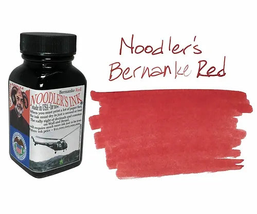 Noodler's Ink Bernanke Red 3oz Bottle