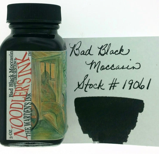 19061 Noodler's Bad Black Moccasin 3 oz.