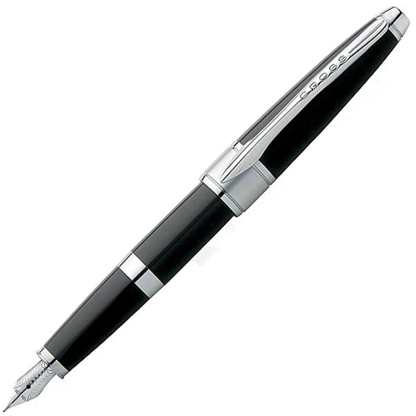 AT Cross Apogee Black Chrome Fountain Pen