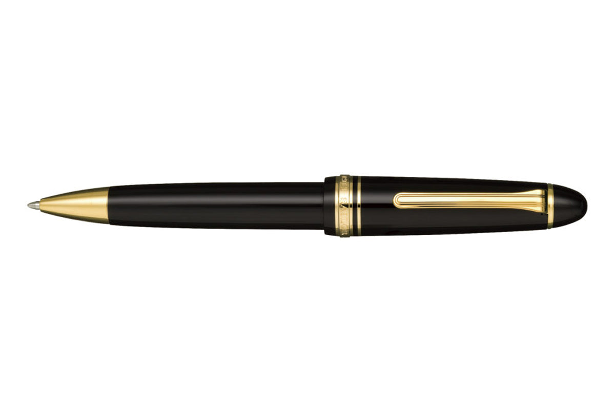 Sailor 1911L Black w/ Gold Ballpoint Pen