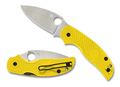 Spyderco Sage 5 Lightweight Salt Yellow FRN Satin MagnaCut - C123PYL