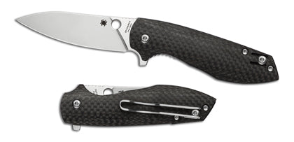 Spyderco Positron Carbon Fiber Liner Lock Folding Knife