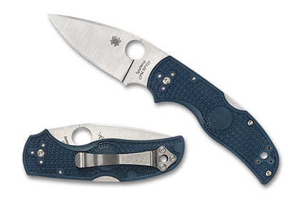 Spyderco Native 5 Blue FRN Spy27 Plainedge