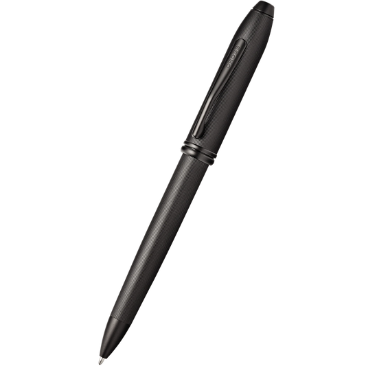 AT Cross Townsend Black w/ Micro Knurling Ballpoint Pen