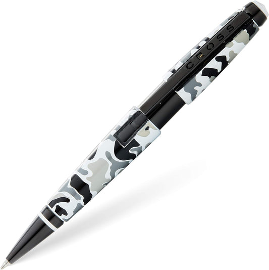 AT Cross Edge White Camo Rollerball Pen