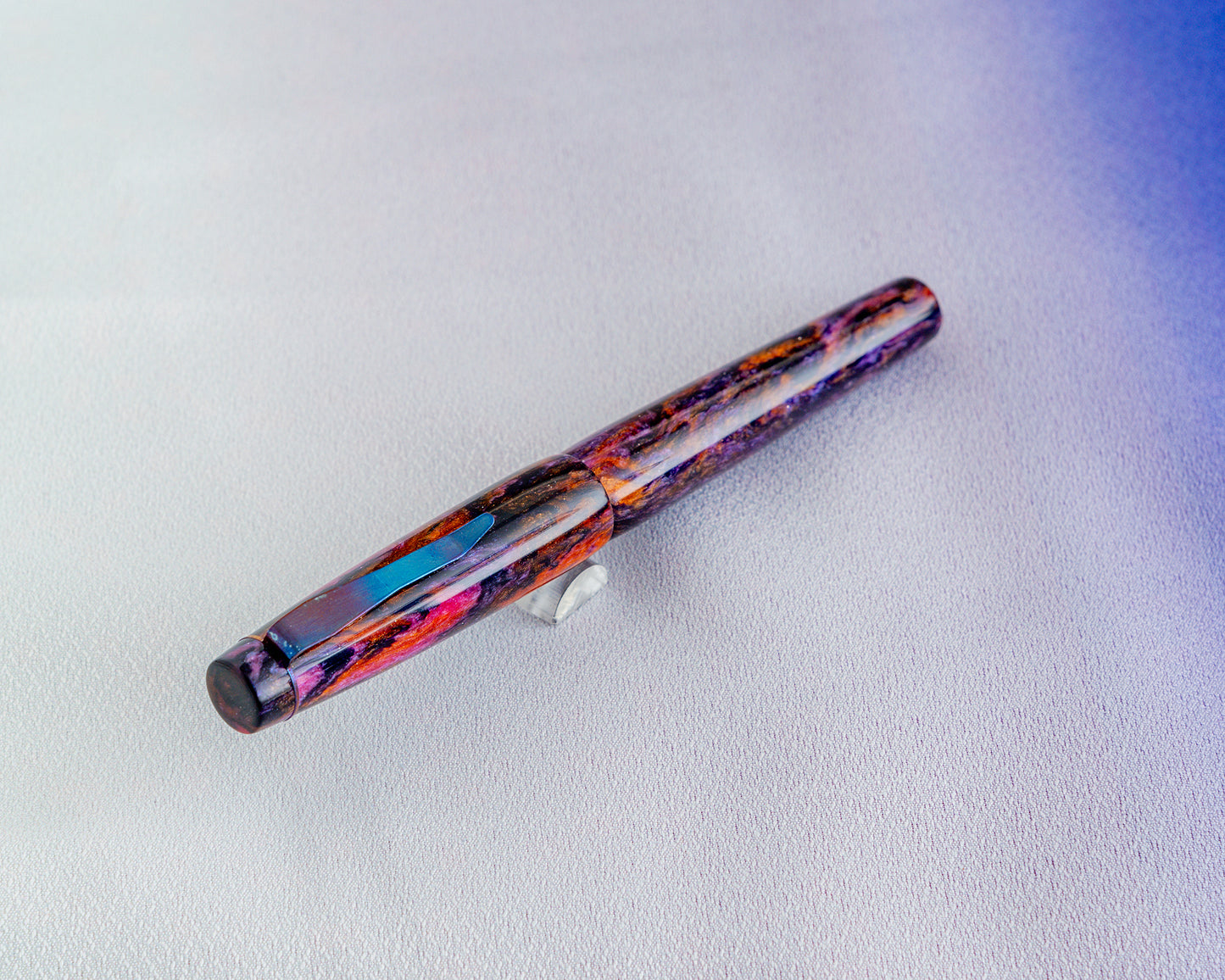 Rhys' Pieces Custom Fountain Pen - "Night.Shade" DiamondCast