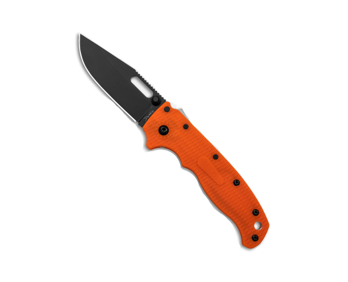 Demko AD20.5 Orange Black Blade Folding Knife