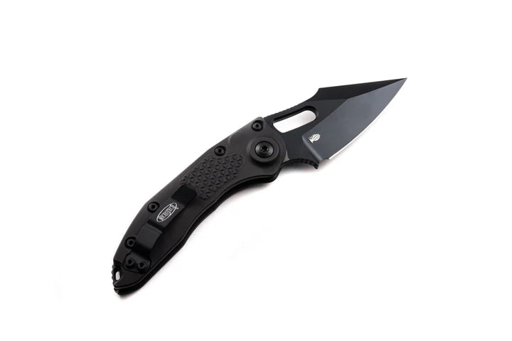 Microtech Stitch Tactical Black Standard Blade Auto Folding Knife