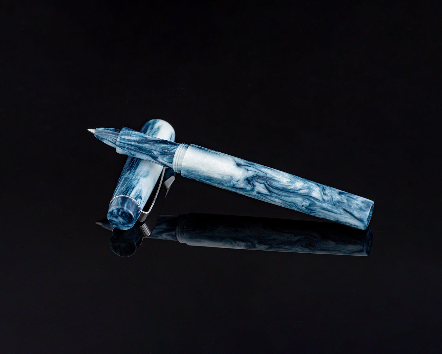 Rhys' Pieces Custom Rollerball Pen - "Frost" DiamondCast