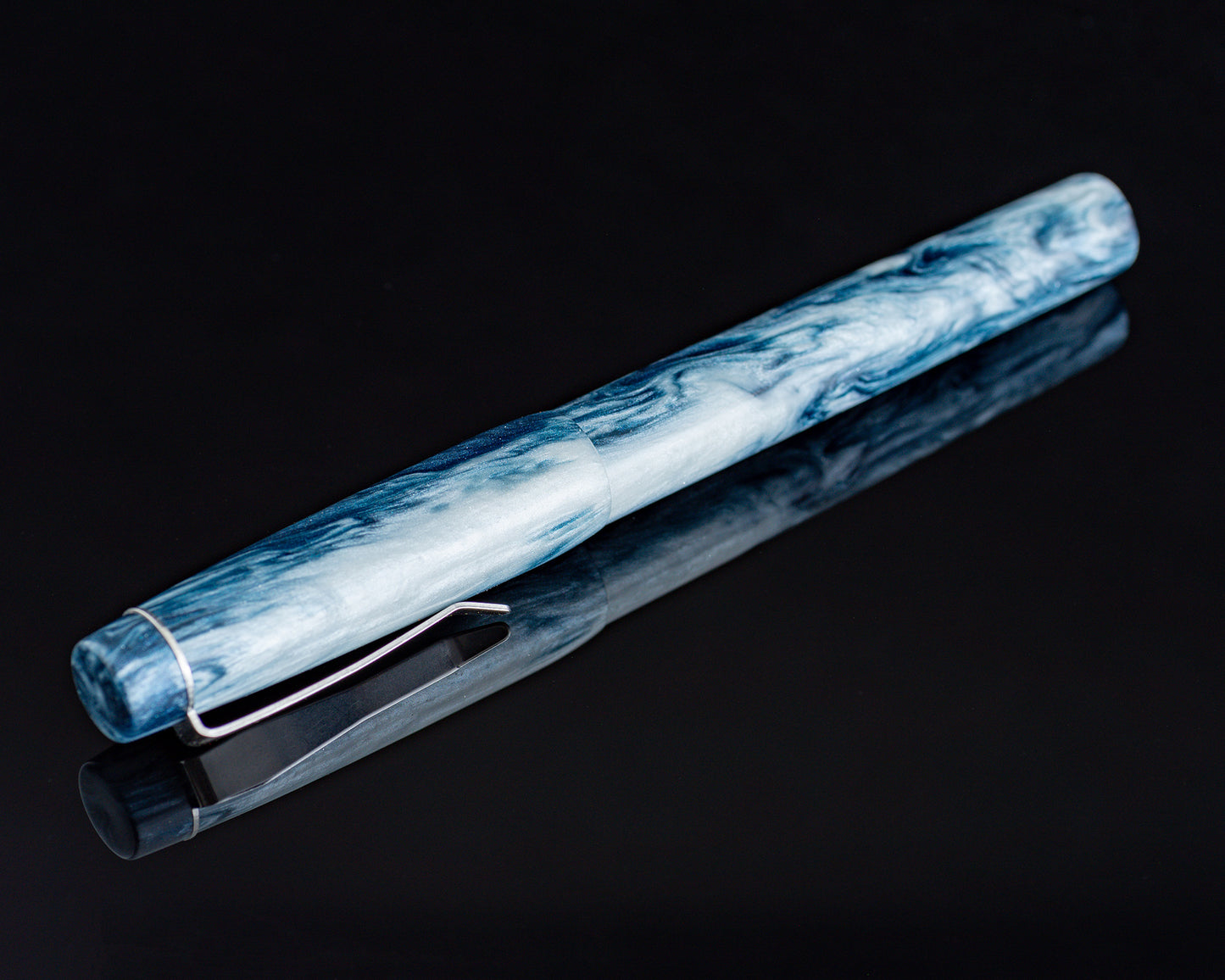 Rhys' Pieces Custom Rollerball Pen - "Frost" DiamondCast