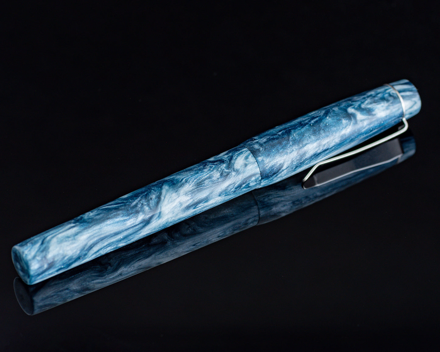 Rhys' Pieces Custom Rollerball Pen - "Frost" DiamondCast