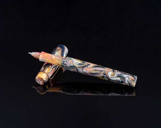 Rhys' Pieces Custom Rollerball Pen - "Koi Pond" DiamondCast