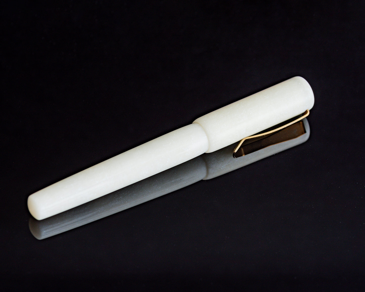 Rhys' Pieces "Pearl Clouds" Custom Handmade Rollerball Pen