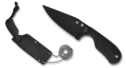 Spyderco Subway Bowie Fixed Blade with Chain and Sheath – Penchetta ...