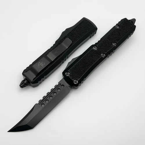 Microtech Daytona Signature Series Hellhound Shadow Out the Front Knife