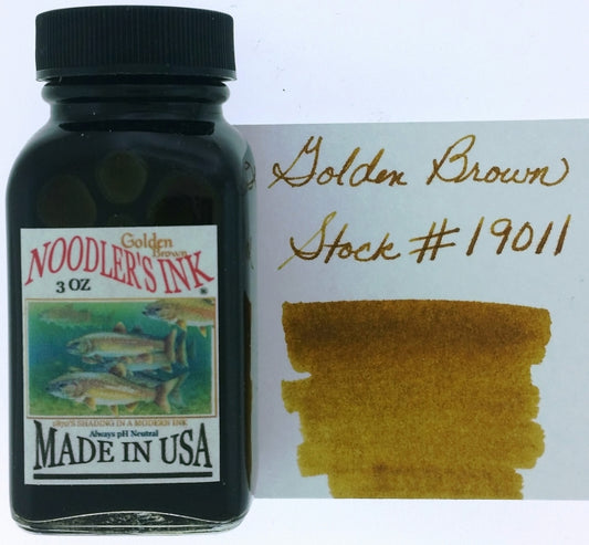 19011 Noodler's Golden Brown 3 oz