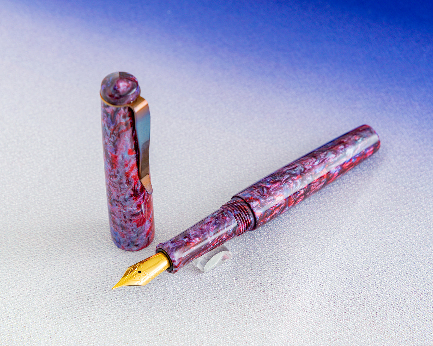 Rhys' Pieces Custom Fountain Pen - "Deep Space"