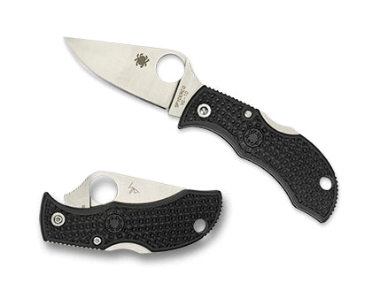 Spyderco Manbug Black Back Lock Folding Knife