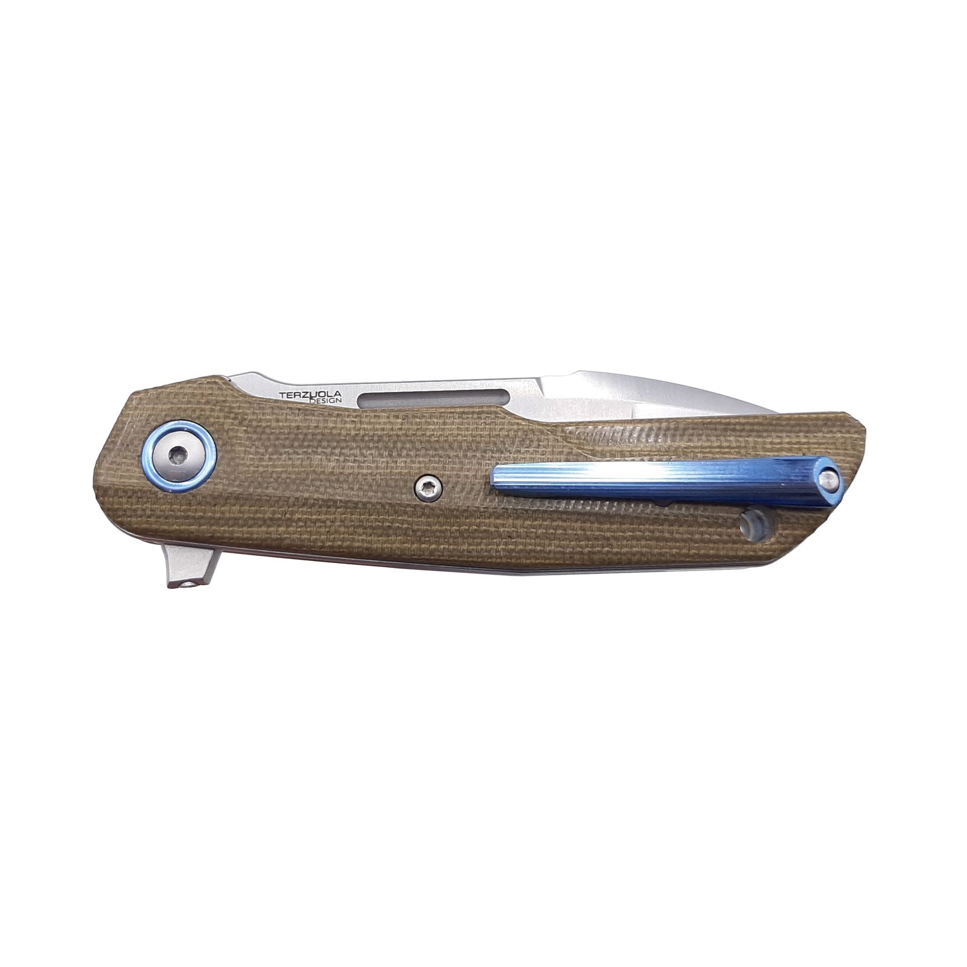 MKM Clap Green Canvas Micarta Liner Lock Folding Knife – Penchetta